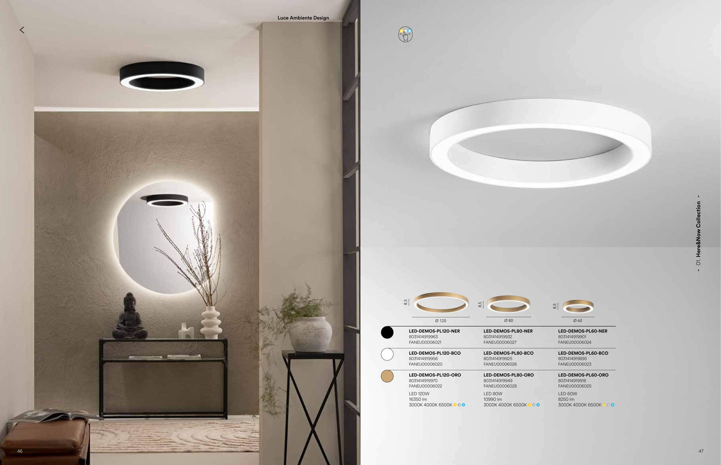 Scheda tecnica DEMOS - Luce Ambiente Design
