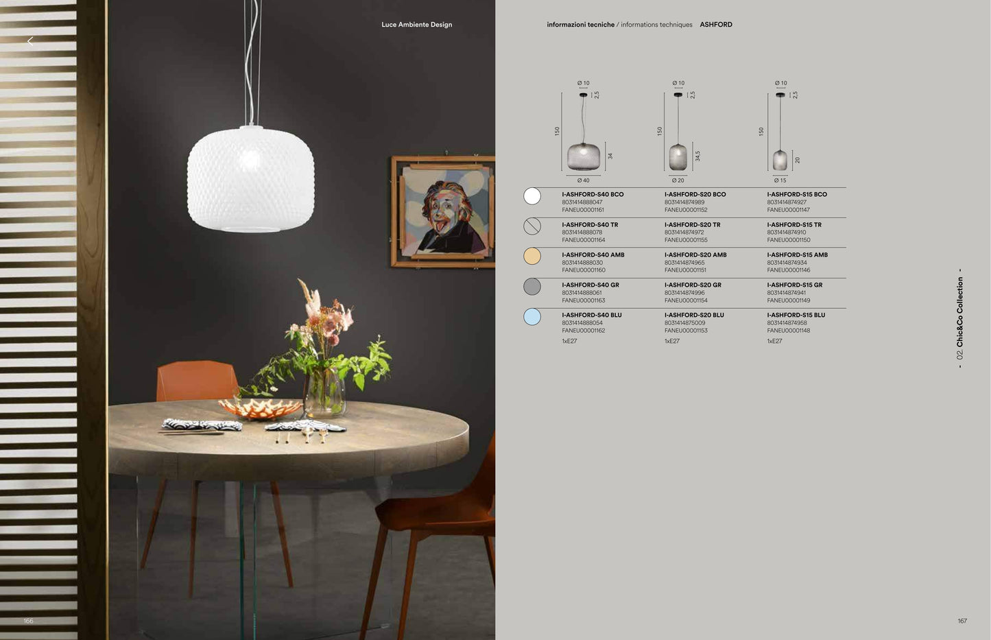Scheda tecnica ASHFORD - Luce Ambiente Design