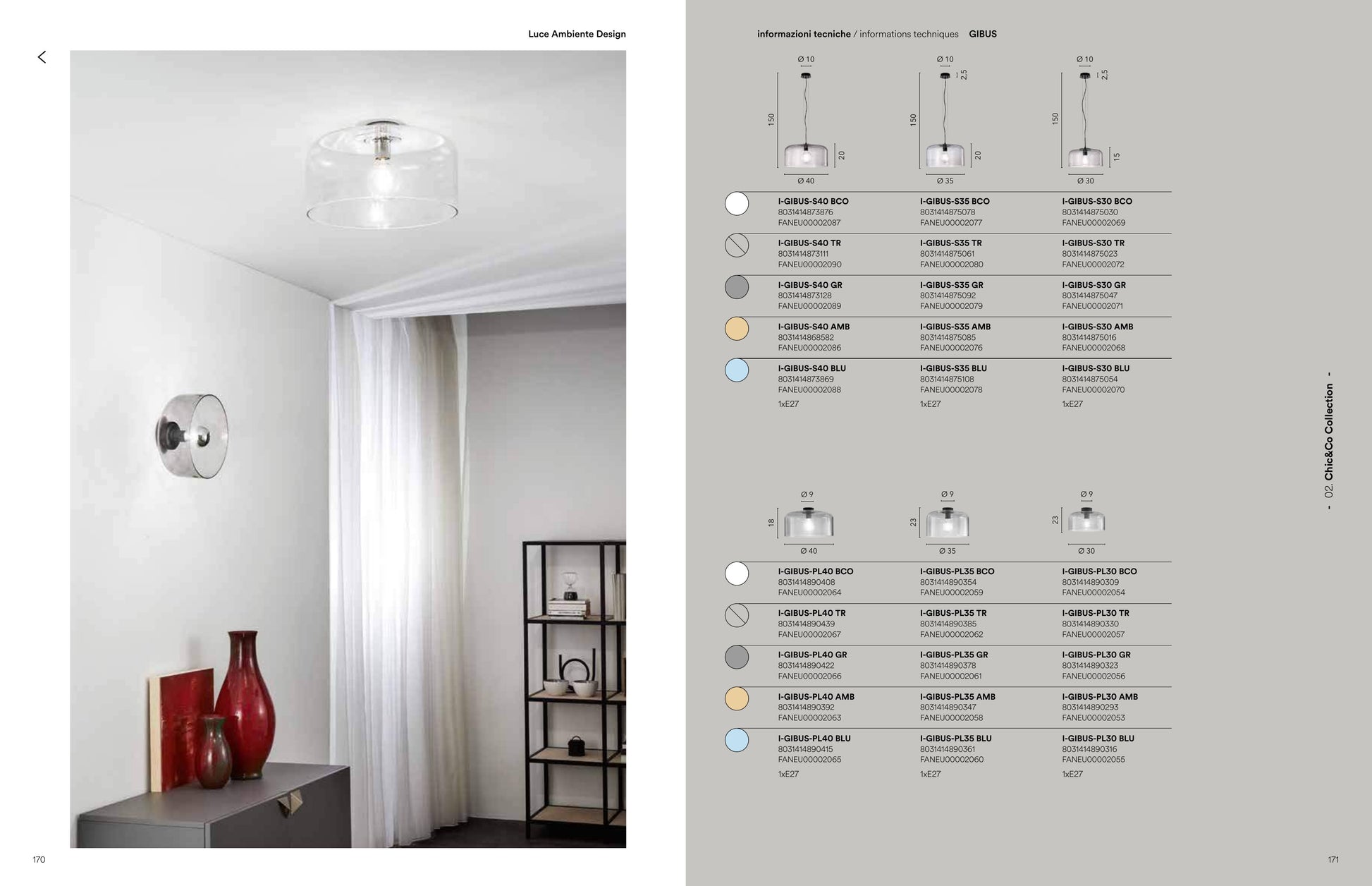 Scheda tecnica GIBUS - Luce Ambiente Design