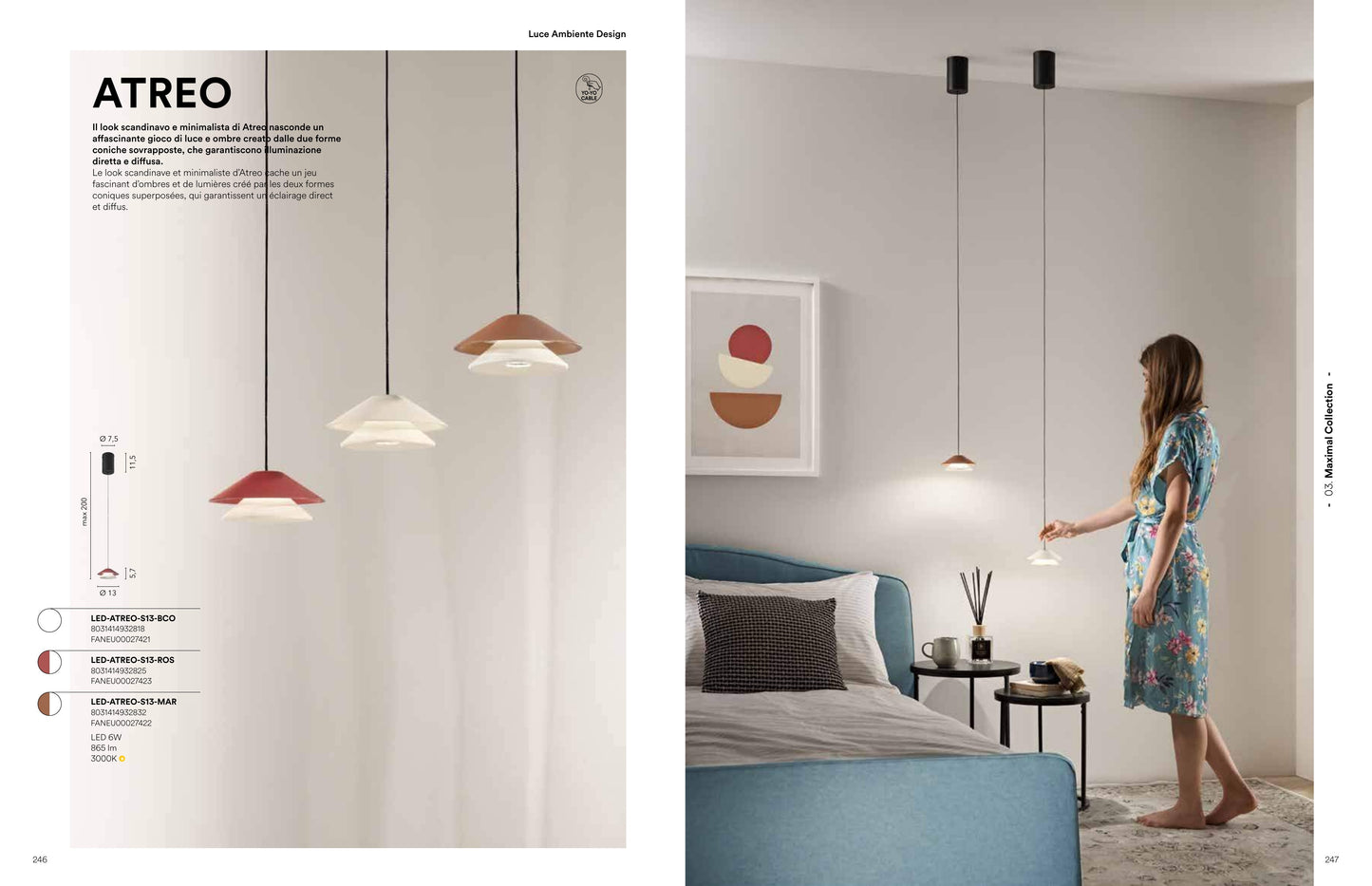 Scheda tecnica ATREO - Luce Ambiente Design