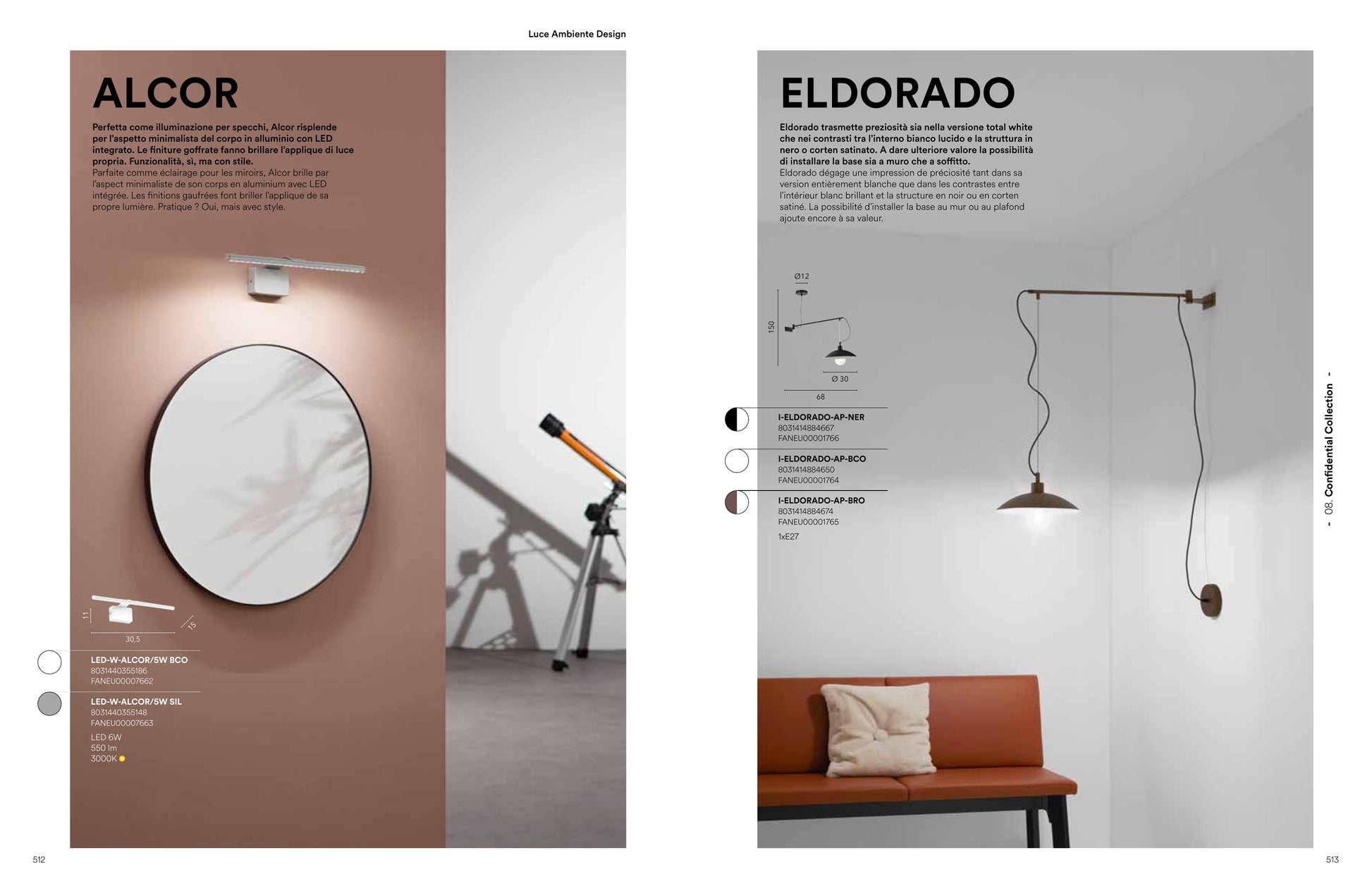 Scheda tecnica ELDORADO - Luce Ambiente Design