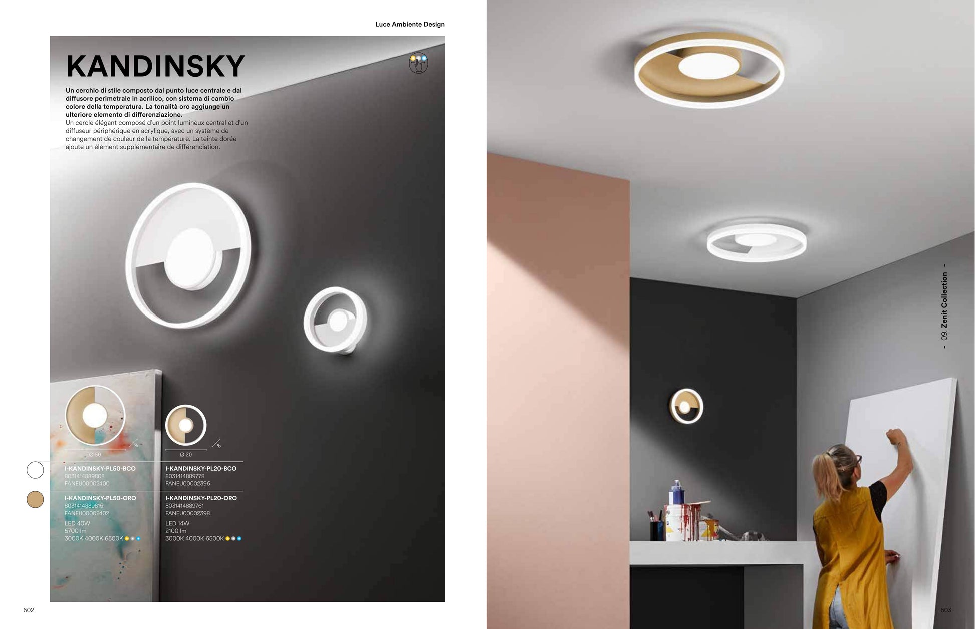 Scheda tecnica KANDINSKY - Luce Ambiente Design