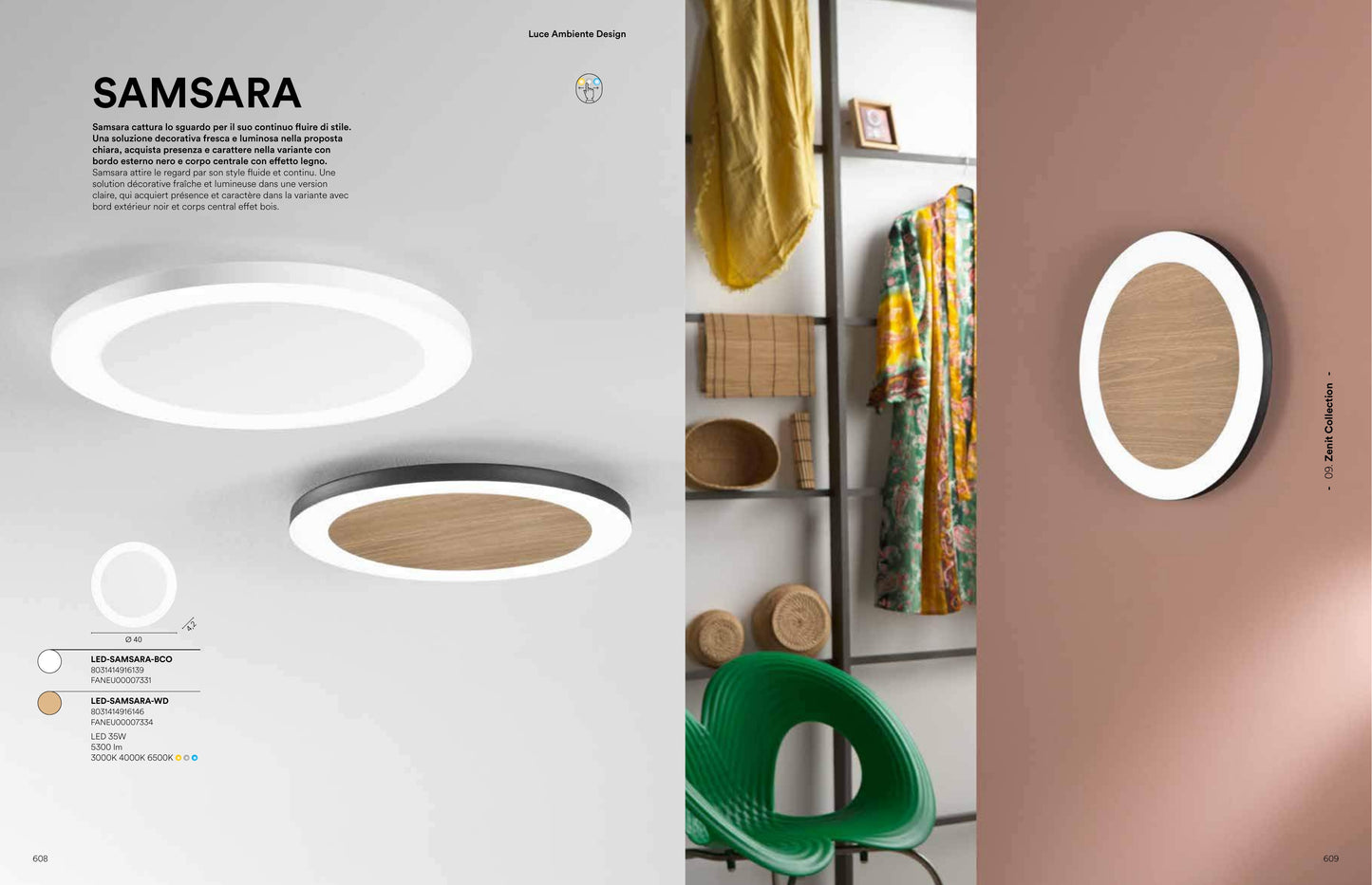 Scheda tecnica SAMSARA - Luce Ambiente Design
