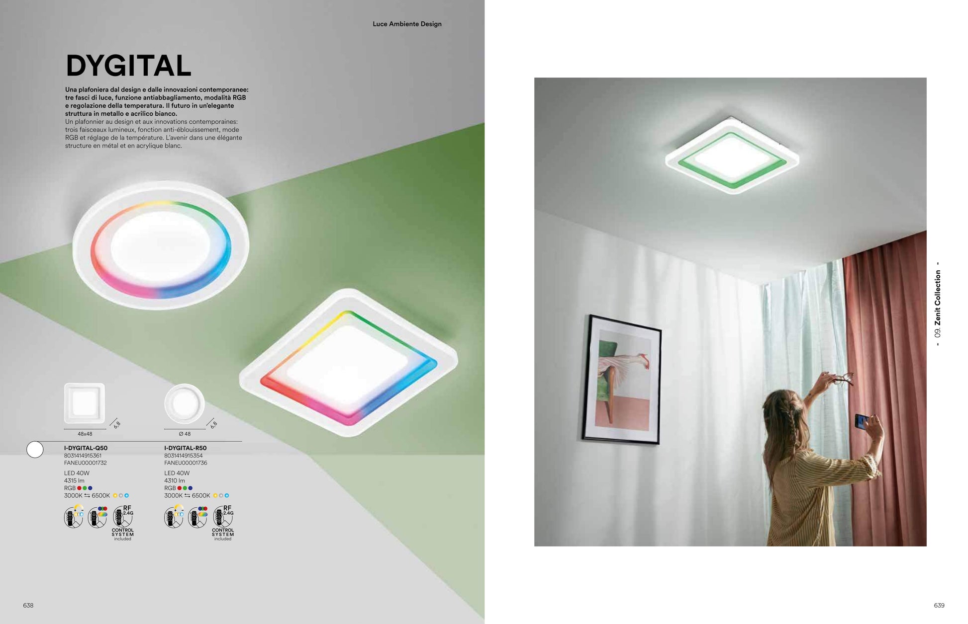 Scheda tecnica DYGITAL - Luce Ambiente Design