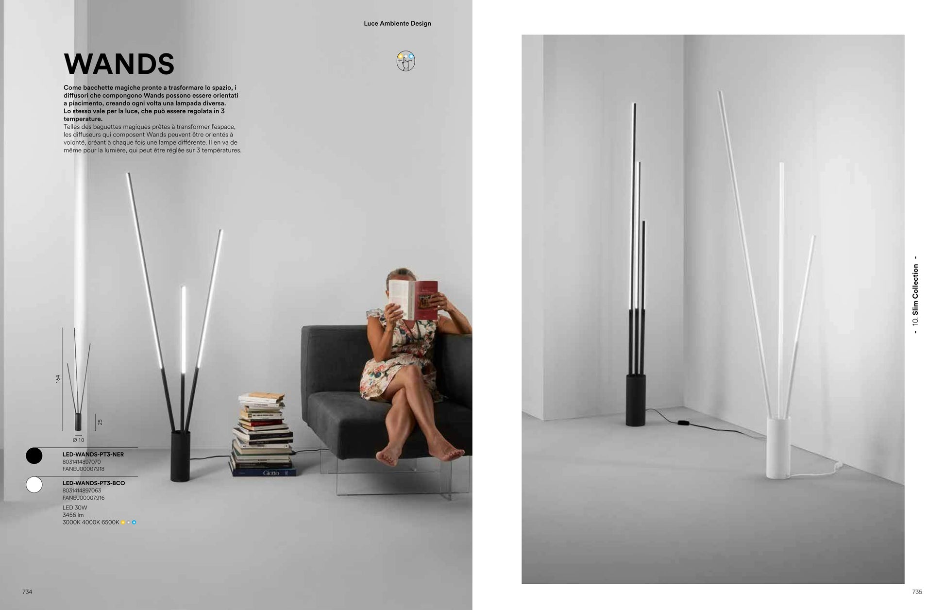 Scheda tecnica WANDS - Luce Ambiente Design