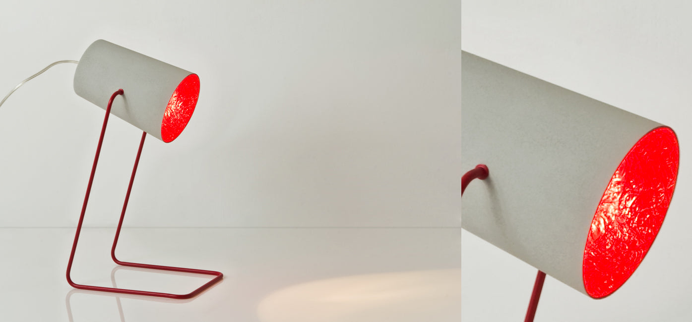 Paint T cemento — lampada da tavolo Ø 12 cm