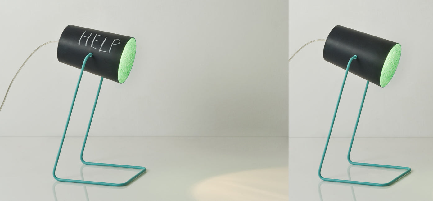 Paint T lavagna — lampada da tavolo Ø 12 cm