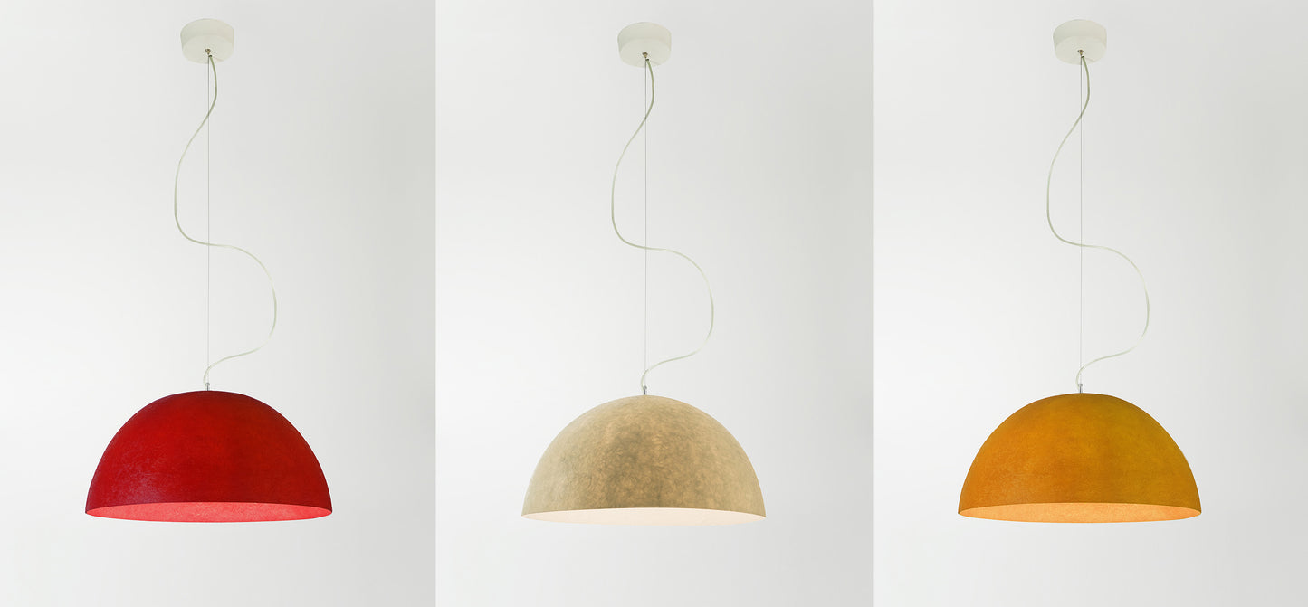 Mezza luna mini nebulite — sospensione Ø 50 cm