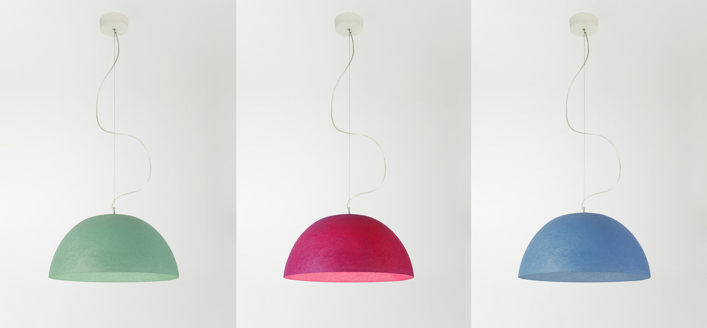 Mezza luna mini nebulite — sospensione Ø 50 cm