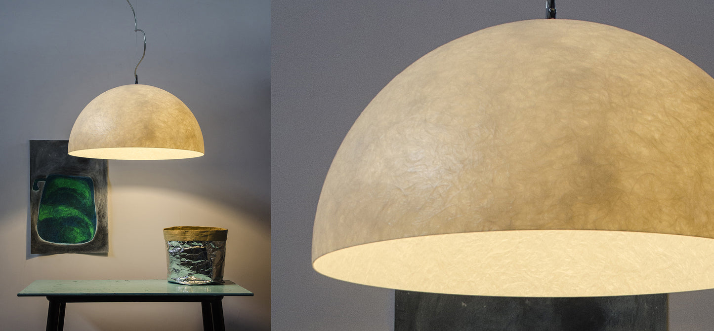 Mezza luna mini nebulite — sospensione Ø 50 cm