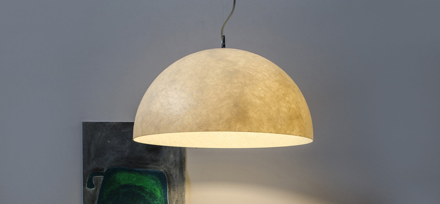 Mezza luna mini nebulite — sospensione Ø 50 cm