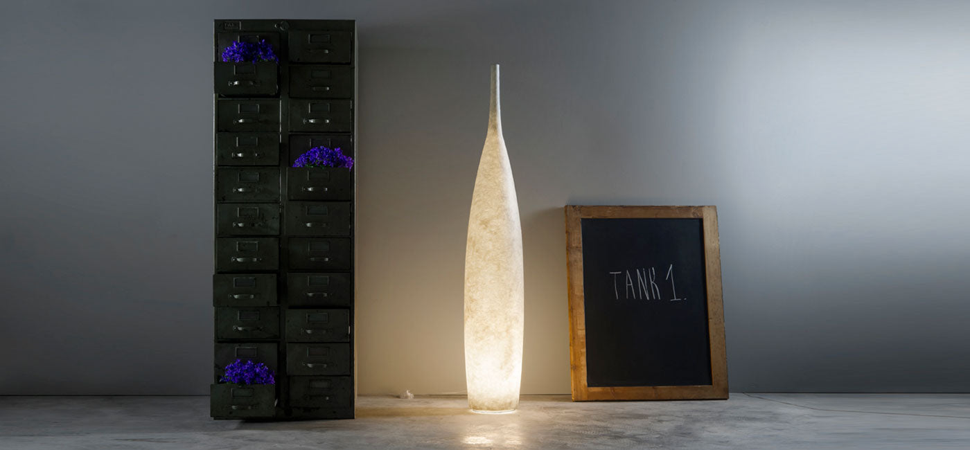 Tank 1 — lampada da terra Ø 23 cm